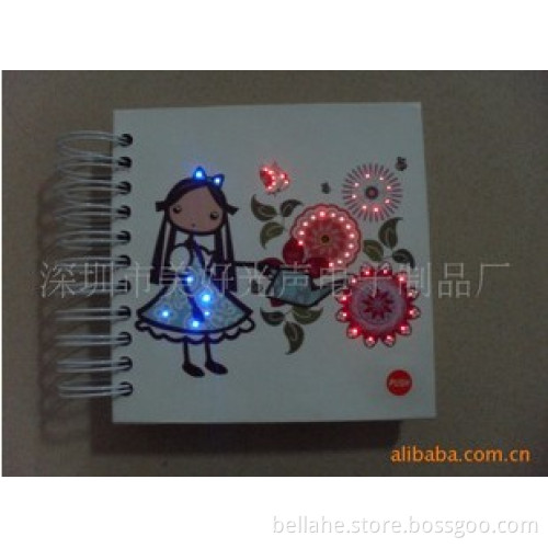 LED diary notebook
